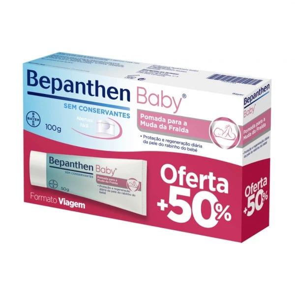 Bepanthen Baby Pomada Muda da Fralda 100 gr Oferta 50 gr 7121293.webp