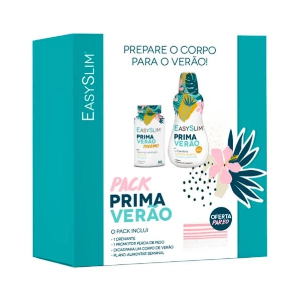 Easyslim Primaverão Thermo 60 Comprimidos revestidos + Solução oral 500 ml Oferta de Páreo 7245399.webp