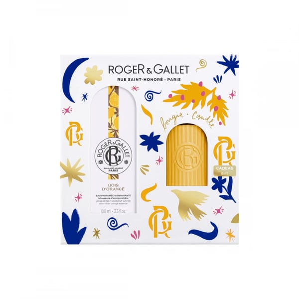 Roger & Gallet Coffret Bois D Orange Água Perfumada 100 ml oferta Vela Perfumada 75 gr 7427559.webp