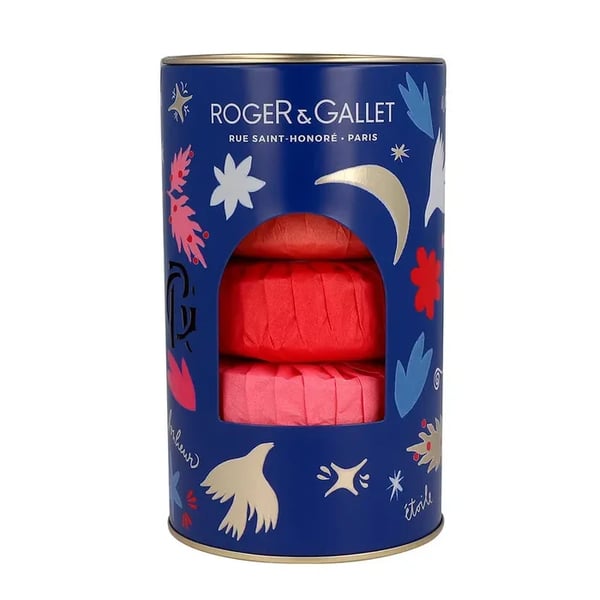Roger & Gallet Coffret Fleur de Figuier + Gingembre Rouge + Rose Sabonetes 3 unidades 100 gr 7494252.webp