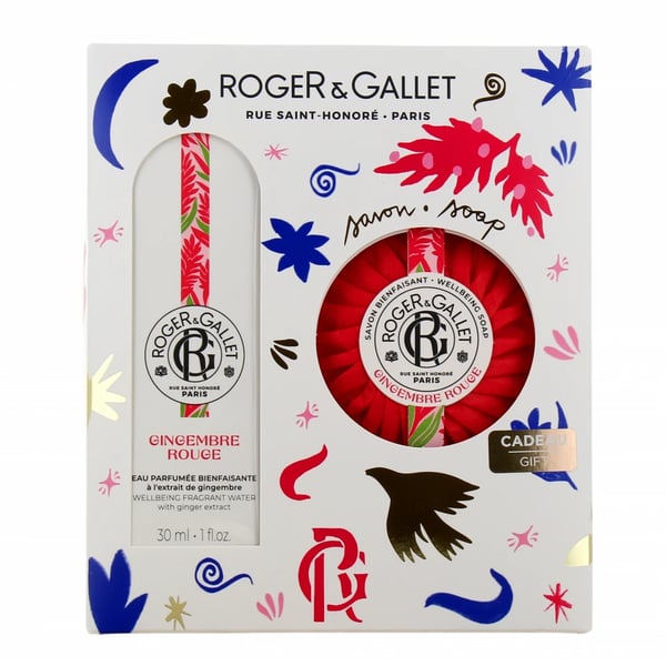 Roger & Gallet Coffret Gingembre Rouge Água Perfumada 30 ml oferta Sabonete 100 gr 7494328.webp
