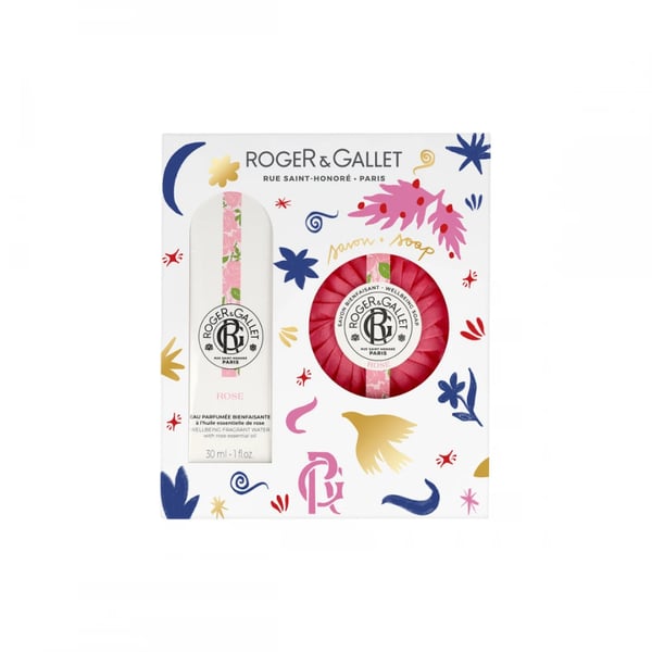 Roger & Gallet Coffret Rose Água Perfumada 30 ml oferta Sabonete 100 gr 7494351.webp