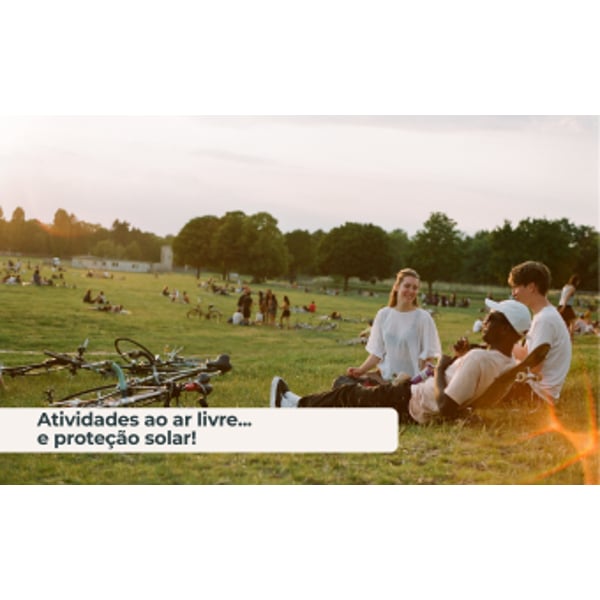 Atividades ao ar livre... e proteção solar!