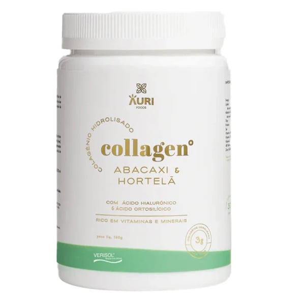 AuriFoods Colagénio Abacaxi & Hortelã Verisol 150g