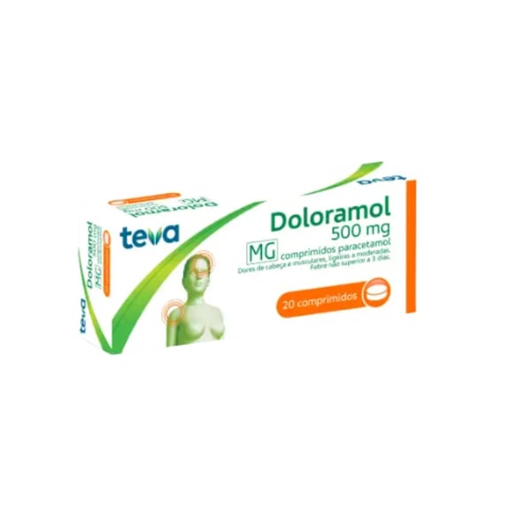 Doloramol MG, 500 mg Blister 20 Unidade(s) Comp