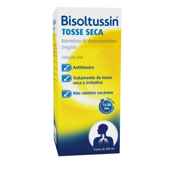 Bisoltussin Tosse Seca 2 mg/ml Solução Oral 200 ml