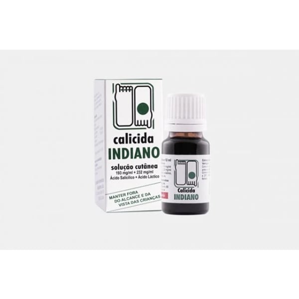 Calicida Indiano 232/193 mg/ml Solução Cutânea 12 ml