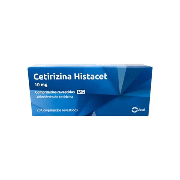 Histacet MG 10 mg x 20 Comprimidos Revestidos