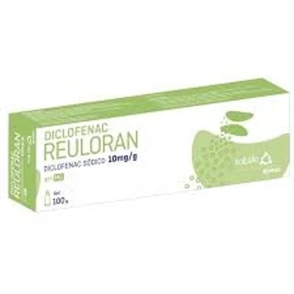 Diclofenac Reuloran MG 10 mg/g Bisnaga gel 100 g