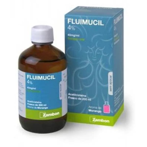 Fluimucil 4% 40 mg/ml Solução Oral 200 ml