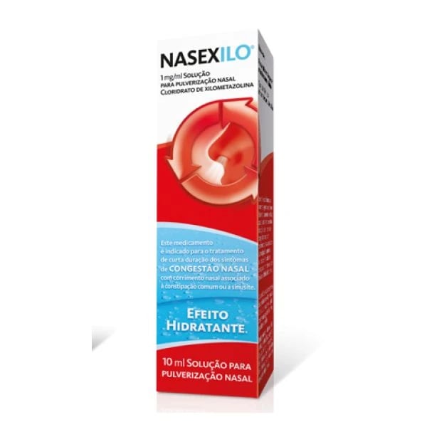 Nasexilo Solução Pulverização Nasal 1mg/ml 10ml