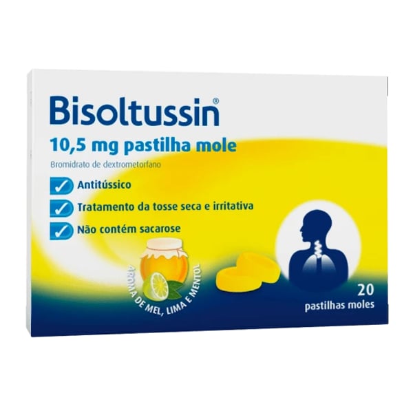 Bisoltussin 10,5 mg 20 Pastilhas