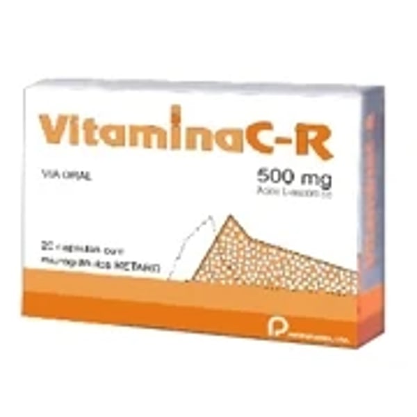 Vitaminac Retard 500 mg x 60 Cápsulas Libertação Prolongada
