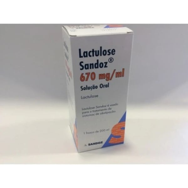 Lactulose Sandoz 670 mg/ml Solução Oral 200 ml