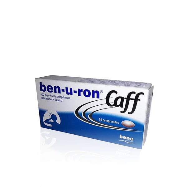 Ben-u-ron Caff, 500/65 mg 20 Comprimidos