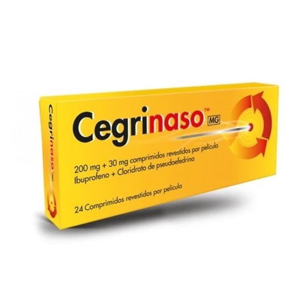 Cegrinaso 200 mg + 30 mg Blister 24 Comprimidos Revestidos por Película