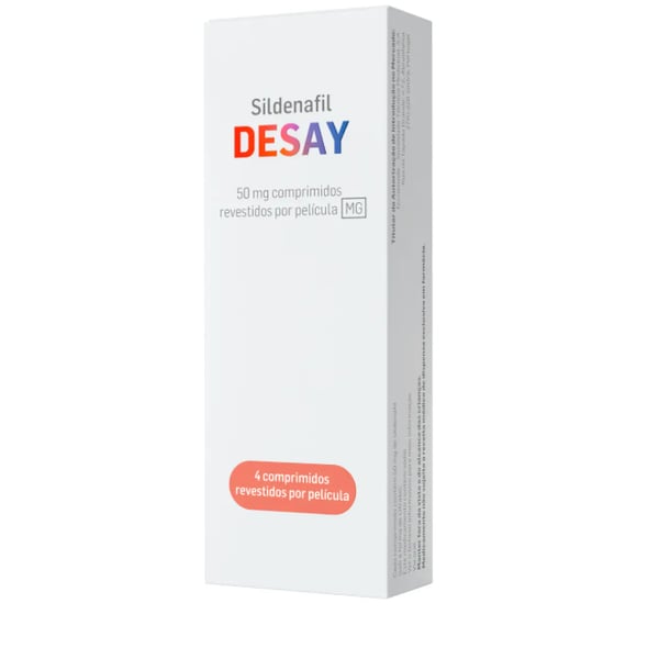 Sildenafil Desay MG, 50 mg Blister 4 Unidade(s) Comp revest pelic