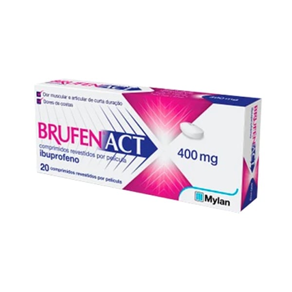 Brufenact 400 mg 20 Comprimidos revestidos película