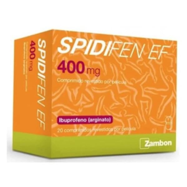 Spidifen EF 400 mg 20 Saqueta Granulado Solução Oral