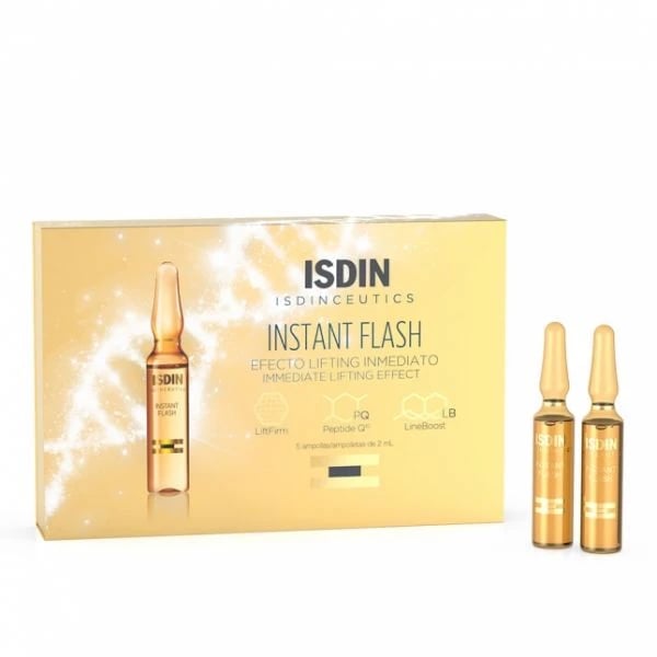 Isdinceutics Instant Flash Monodoses Efeito lifting imediato, 5 Ampola 2ml