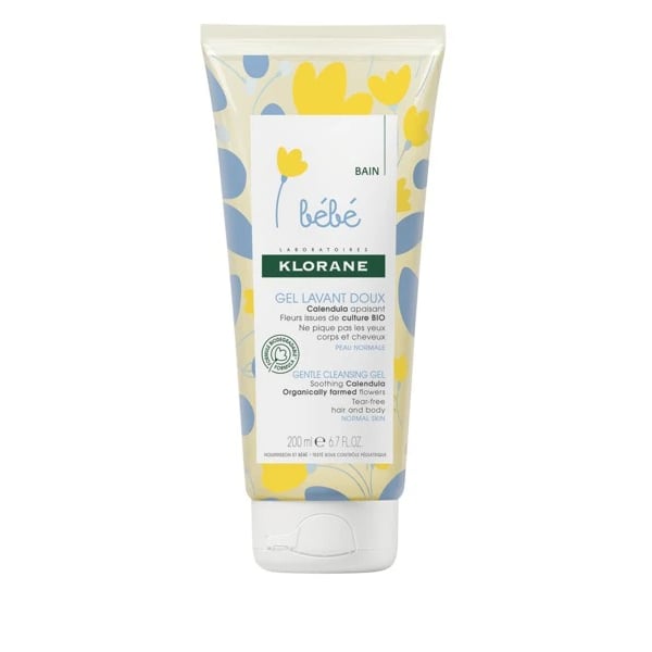 Klorane Bebé Gel Suave Corpo/Cabelo 200 ml