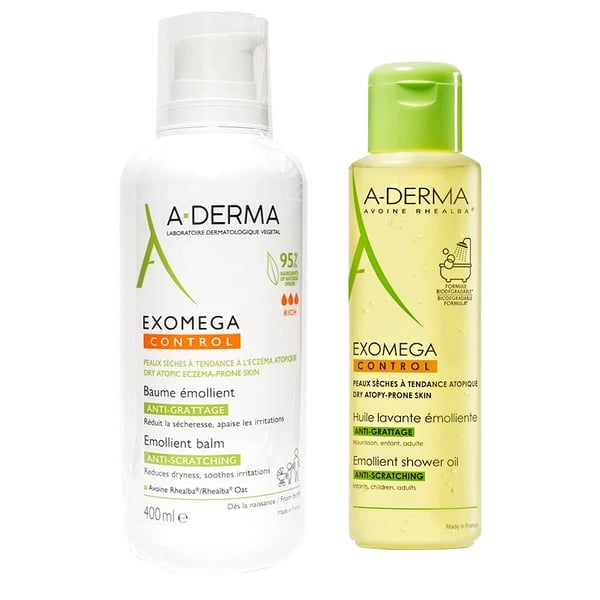 A-Derma Exomega Control Bálsamo 400 ml Oferta Óleo Lavante 200 ml