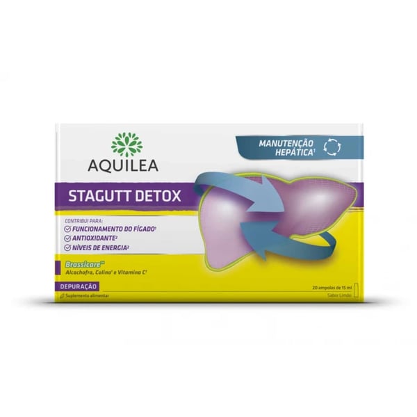 Aquilea Stagutt Detox 20 ampolas bebíveis