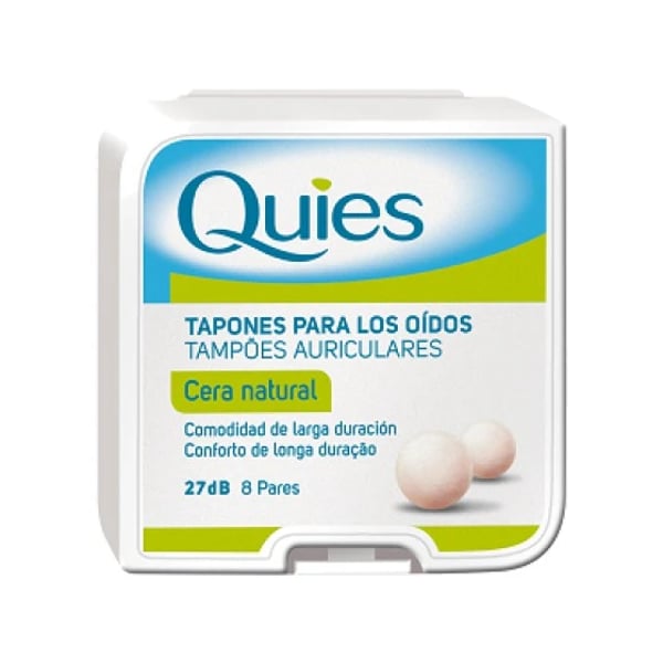 Quies Tampao Auricular Oto Cera Natur X16