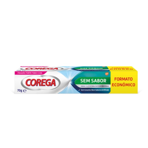 Corega  Creme Fixador Protese Sem Sabor 70 g