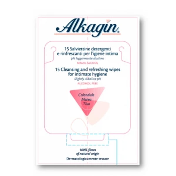 Alkagin Toalhete Higiene Íntima X 15 unidades