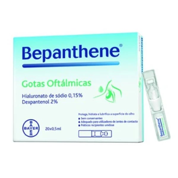 Bepanthene Gotas Oftálmicas 0,5 ml X 20 Unidades
