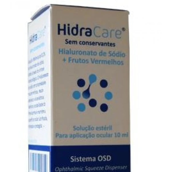 Hidracare Solução Oftálmica Hidratação 10 ml