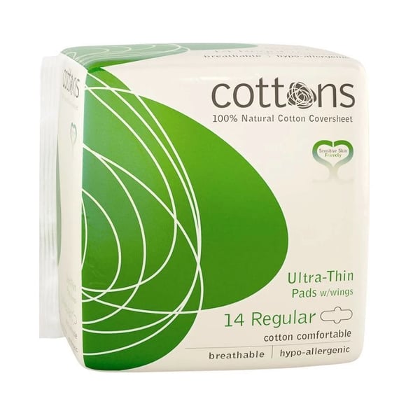 Cottons Penso Higiénico Ultra Fino Abas Regular 14 unidades