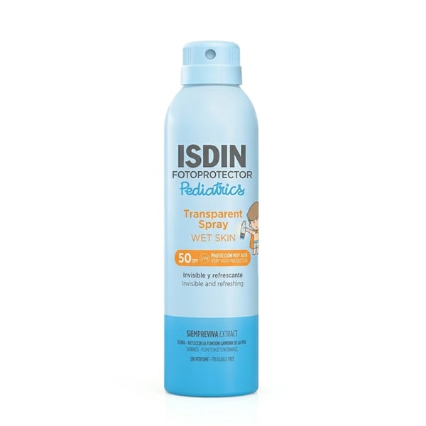 Isdin Fotoprotector Pediatrics Transparente Spray Wet Skin FPS50 250 ml