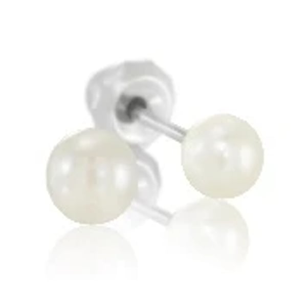 Inverness Brinco Sensível Pérola Creme 4Mm Ins556