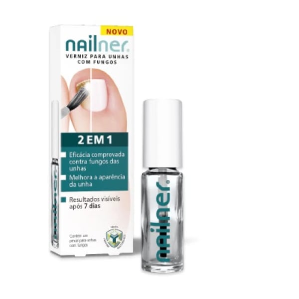 Nailner 2 em 1 Verniz  Fungos 5 ml
