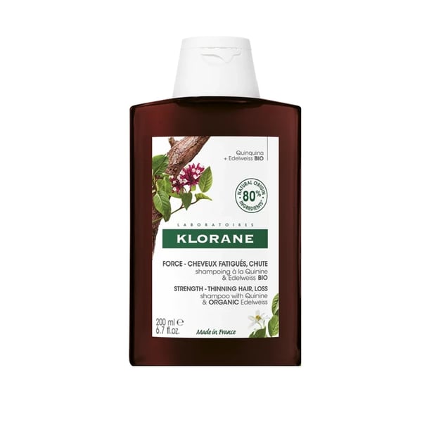 Klorane Capilar Champô Quinina Edelvaisse Bio 200 ml