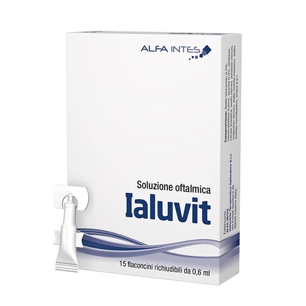 Ialuvit Solução Oftálmica 0,6 ml 15 ampolas