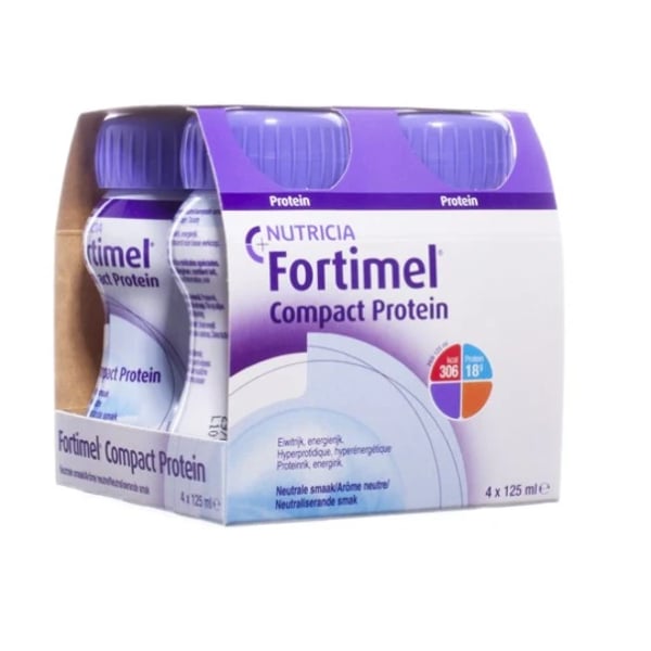 Fortimel Compact Protein Neutra Frasco 125 ml X 4
