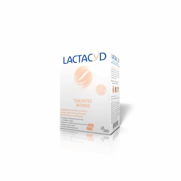 Lactacyd Toalhetes Higiene Íntima X 10