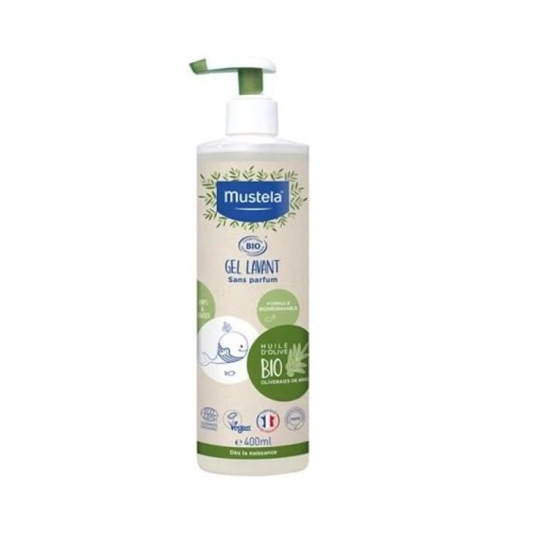 Mustela Bio Gel De Banho Sem Perfume 400 ml