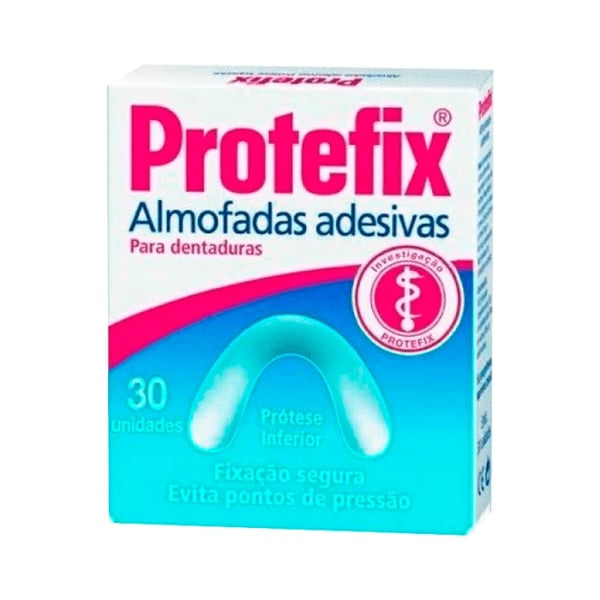 Protefix Almofadas Adesivas Prótese Inferior 30 unidades