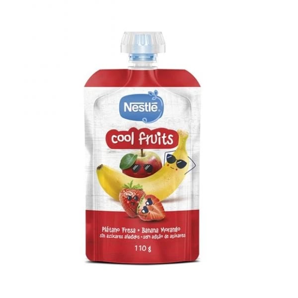 Nestlé Pacotinho Banana/Morango 110 g 12M+