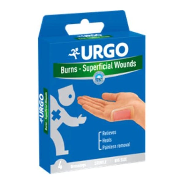 Urgo Queimaduras Penso Estéril Grande x 4