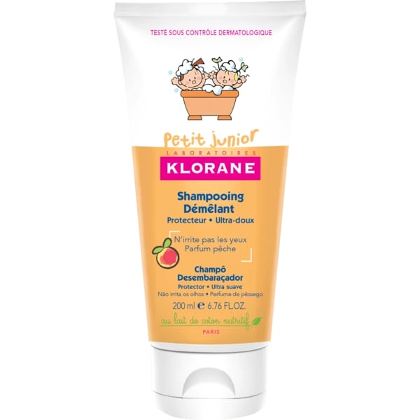 Klorane Petit Junior Champô Desembaraçador Pêssego 200 ml