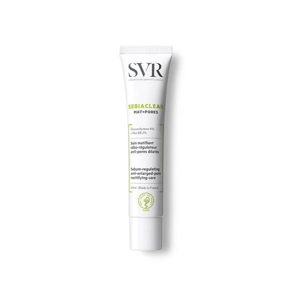 SVR Sebiaclear Mat+ Pores Creme Mafificante Seborregulador 40 ml