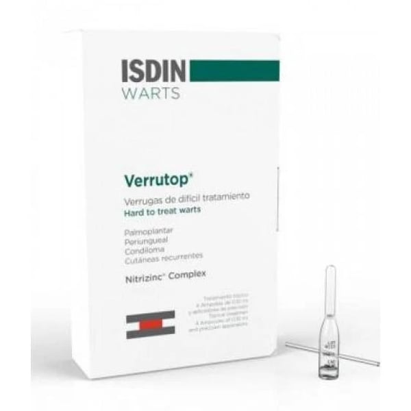 Isdin Warts Verrutop Ampolas x 4 + Aplicador
