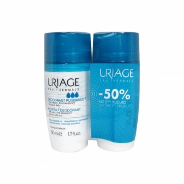 Uriage Duo Desodorizante Roll-On com Desconto na 2ª Embalagem