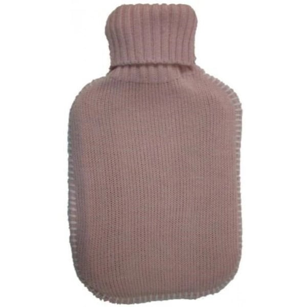 Hassemed Saco Água Quente Tricotado Rosa Liso