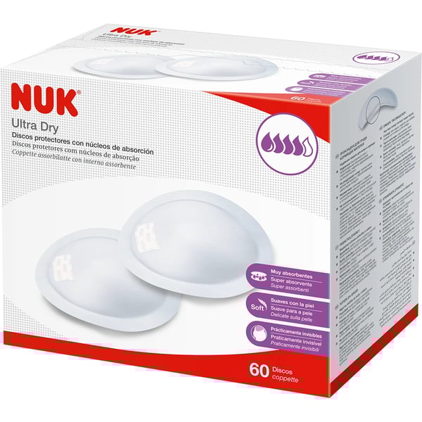 Nuk Ultra Dry Discos Protetetores Absorventes 60 unidades  